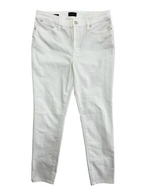 Talbots White Slim Ankle Jeans Size 6 (31 Waist 37.5 Length)